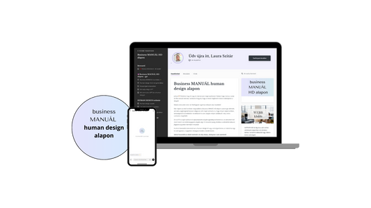 business MANUÁL human design alapon