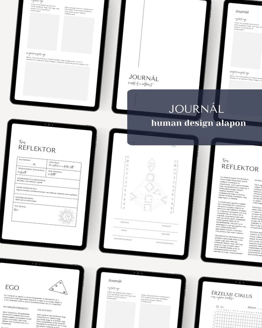 JOURNÁL human design alapon - letölthető ebook