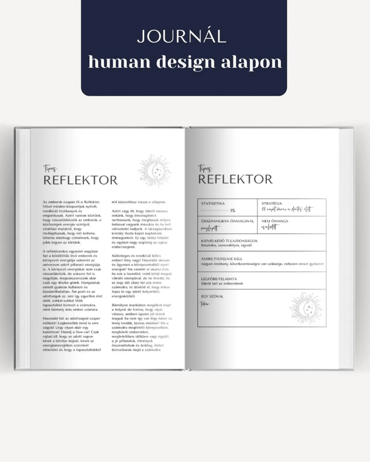 JOURNÁL human design alapon