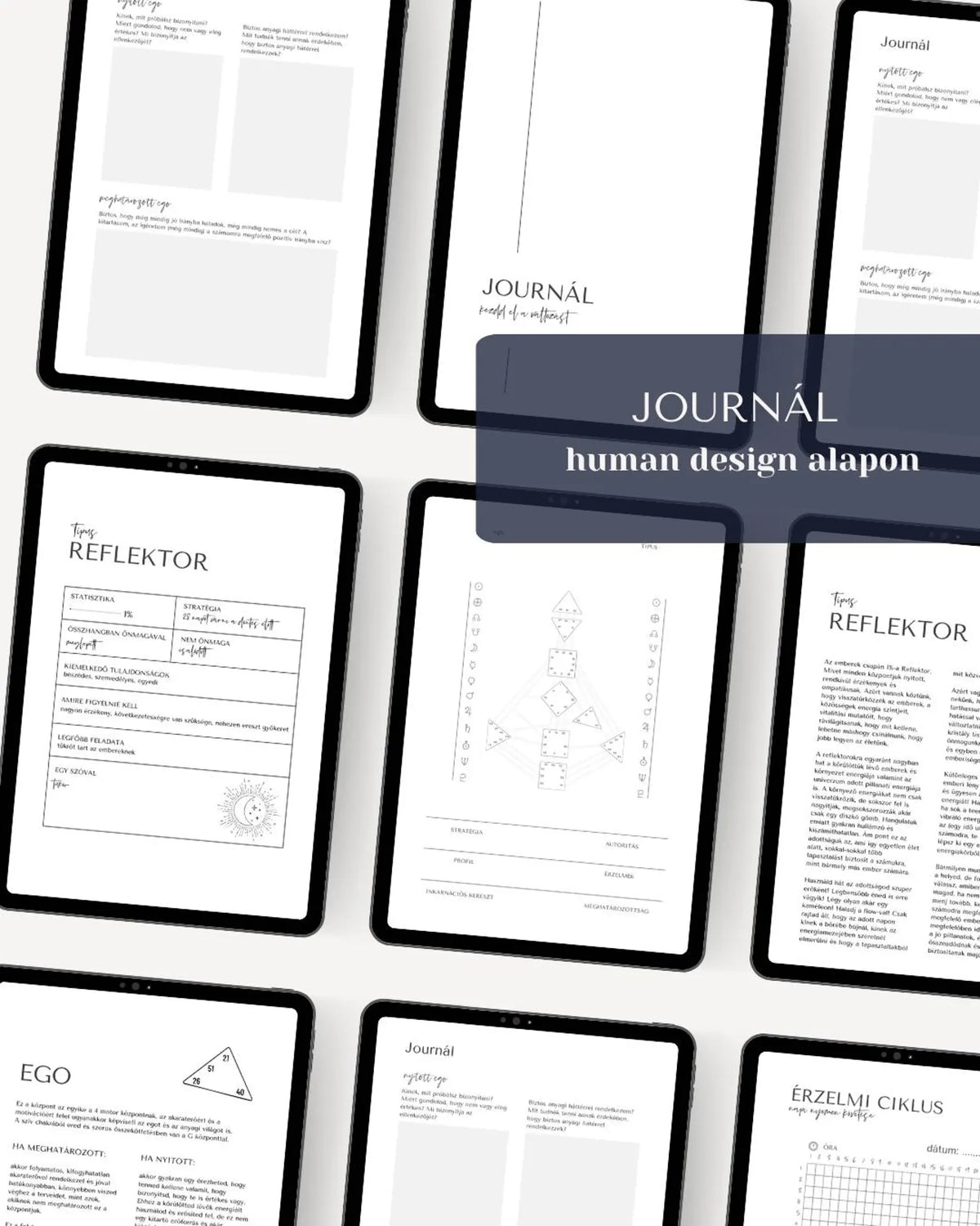 JOURNÁL human design alapon - letölthető ebook