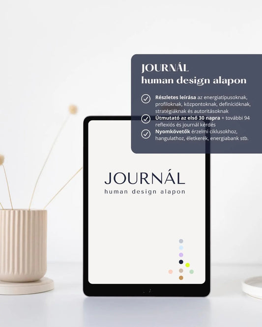 JOURNÁL human design alapon - letölthető ebook
